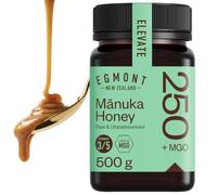 EGMONT HONEY New Zealand Monofloral Manuka Honey MGO 250+ Raw Honey Immune Support Flavour - 500g