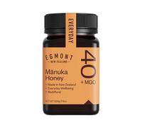 EGMONT HONEY New Zealand Manuka Honey MGO 40+ Multifloral Raw Honey Immune Support Flavour - 500g