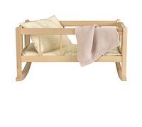 Egmont Toys Wooden Cradle with Knitted Blanket