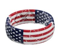 Egnaro Silicone Wedding Rings for Men, Breathable Printed Design Rubber Engagement Bands with Air Flow Grooves 8mm Wide 2mm Thick
