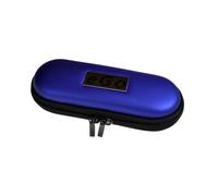 eGo Electronic Cigarette Rigid Zipper Case in Blue -Small