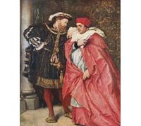 Ego Et Rex Meus after the painting by Sir John Gilbert. Henry VIII and Thomas Wolsey. Henry VIII 1491 ÔøΩ 1547. King of England. Thomas Wolsey c. 1473 ÔøΩ1530. English archbishop statesman and a