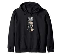 Ego Under Control Stoic Statue Head Zip Hoodie