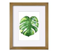 EGOFINE 10x8 Picture Frame,100% Solid Wood Frame with 7x5 Mat,10x8 Photo Frames with Plexiglass,20x25 cm Poster Frames for Tabletop and Wall Mounting,Light Brown