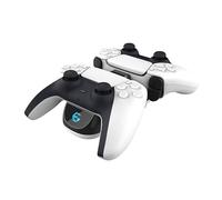 EgoGear - SCH25 Dual Charging Station for PlayStation 5 DualSense with LED Charge Indicator + 1m Braided Cable