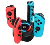 EgoGear - SCH25 Premium Charging Dock Black for Nintendo Switch, Switch OLED Joy-Con Controllers