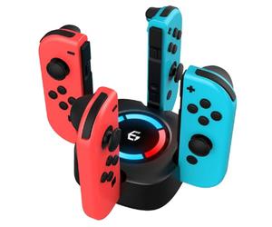 EgoGear - SCH25 Premium Charging Dock Black for Nintendo Switch, Switch OLED Joy-Con Controllers