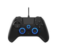 EgoGear - Wired Gaming Controller with paddles SC10 black for PS4/PS3/PC, Customizable RGB, Vibration Motors, 3.5mm jack port, 800 mAh