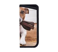 Glasses Case,Anti-Scratch Spectacles Sleeve Portable Eyewear Case Sunglasses Case, Dogs Jack Russell Terrier Animals
