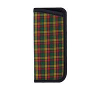 EgoMed Glasses Case,Anti-Scratch Spectacles Sleeve Portable Eyewear Case Sunglasses Case, Scottish Clan Buchanan Tartan