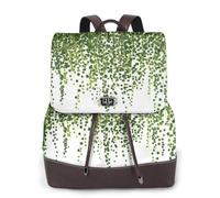 EgoMed Realistic Ivy Plant Isolated On Nature,Women Backpack Waterproof Daypack Lightweight PU Leather Fashion Travel Backpack
