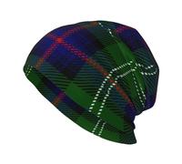 EgoMed Skull Cap,Knitted Hat Polyester Balaclava Slouchy Beanie Hat Running Hat, Clan Sutherland Scottish Tartan Plaid