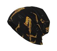 EgoMed Skull Cap,Knitted Hat Polyester Balaclava Slouchy Beanie Hat Running Hat, Saxophone