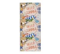 EgoMed Towel 30 x 70 cm,Hand Towel, Soft Bath hand towels for Kitchen Hotel Gym Laundry Room，Hello Summer