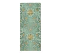 EgoMed Towel 30 x 70 cm,Hand Towel, Soft Bath hand towels for Kitchen Hotel Gym Laundry Room,Soft Sage Green And Gold Celtic Mandala