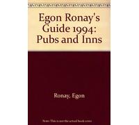 Egon Ronay's Mlc Guide: Pubs And Inns: 1994