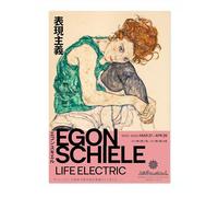 Egon Schiele Exhibition Osaka Distirct Gallery Poster, Japanese Art Exhibition Print Modern Art Wall Decor, Archival Matte, A3 (Print Only) - 42x29.7cm