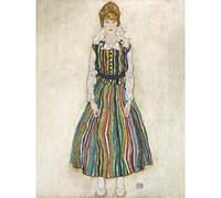 Egon Schiele Portrait Of Edith Extra Large Art Print Wall Mural Poster Premium XL