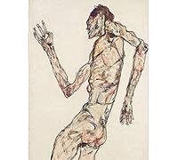 Egon Schiele The Dancer Art Print Canvas Premium Wall Decor Poster Mural