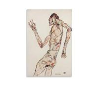 Egon Schiele Works《The Dancer》Printing Posters Printed Canvas Wall Art Paintings Contemporary Decor Artworks for Home 16x24inch(40x60cm)