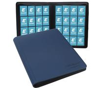 EGOSKY 1000+ Pockets Trading Card Binder, 16 Pocket Side Loading Card Holder Album for Sports Cards, Game Business Cards, Blue
