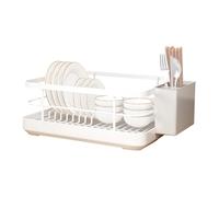 Égouttoir À Vaisselle - Égouttoir En Acier Inoxydable Avec Porte-Envelopes, Organisateur De Cuisine Compact Pour Évier Ou Plan De Travail, De Séchage Gain De Place Pour Assiettes Et Ustensiles