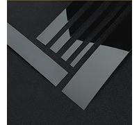 EGQLQ 10ft Flexible Metallic Decor Trim Self Adhesive Wall Molding Trim Wardrobe Vibrant Mirror Like Wall Ceiling Floor Cabinet Tile Edge Moulding,(Size:Width 1.5cm/0.6inch,Color:Glossy black)