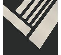 EGQLQ 10ft Flexible Metallic Decor Trim Self Adhesive Wall Molding Trim Wardrobe Vibrant Mirror Like Wall Ceiling Floor Cabinet Tile Edge Moulding,(Size:Width 3cm/1.2inch,Color:Brushed silver)
