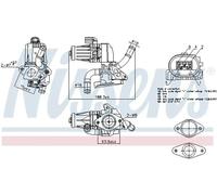 NISSENS 98232 EGR valve