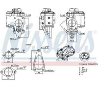 NISSENS 98241 EGR valve