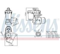 NISSENS 98347 EGR valve
