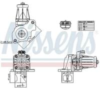NISSENS 98405 EGR valve