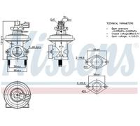 NISSENS 98474 EGR valve