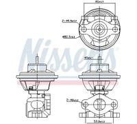 2x ✅Fits NISSENS NIS 98477 EGR valve NIS 98477 EGR valve fits: HYUND ⭐UK Seller⭐