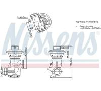 NISSENS 98496 EGR valve