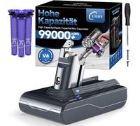 EGR Battery for Dyson V6 Animal/Absolute/Motorhead/Fluffy DC62 DC59 DC58 DC61 DC72 DC74 SV03 SV05 SV06 SV07 SV09 Vacuum Cleaner Replacement Battery with Filter (Not for VE6)