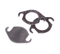 EGR Blanking Plate, car EGR Valve Plate car EGR Valve Blanking Plate Stainless Steel Valve Cover Set car Valve Blanking Plate with Gasket for SEAT Galaxy TDI