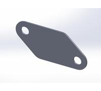 EGR Blanking Plate for Nissan T30 X-Trail, Primera, Almera 2.2 Di & DCi Y22 Valve Block Off