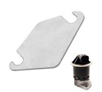 Egr Blanking Plate Stainless Steel Exhaust Valve Block Off Baffle Gasket Upgrade Durable Fit for Ford Mondeo, Peugeot 206,Fiesta Mk6,Suitable for Engines - 1.4 and 1.6 HDI (Without Holes)