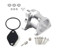 EGR Delete Kit 57mm 2.25inch EGR Valves Assembly for 1.9 130 160 BHP Automotive Replacement Exhaust Gas Recirculation Exaust Gas Recirculation Valve(Silver)