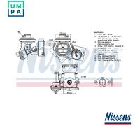 EGR VALVE 98299 FOR SKODA OCTAVIA/II/Combi LAURA VW CADDY/III/MPV/Box/Body/MPV