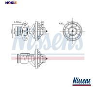 NISSENS 98342 EGR valve