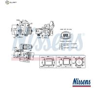 Nissens EGR Valve 98387 for eg. VOLVO S80 II (2007) S80 2.4 D5 etc