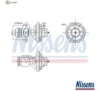 NISSENS 98390 EGR valve