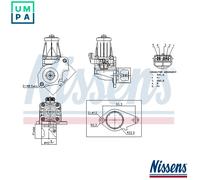 NISSENS 98405 EGR valve