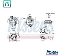 NISSENS 98410 EGR valve