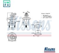 NISSENS 98474 EGR valve