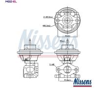 NISSENS 98479 EGR valve