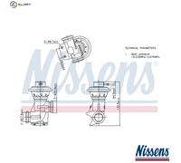 NISSENS 98496 EGR valve