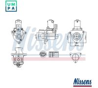 NISSENS 98510 EGR valve